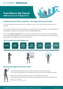 TD SYNNEX Free Ride In Die Cloud