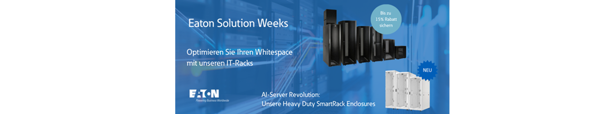 Synnex Rack Eaton Solution Weeks: Moderne Whitespace‑Lösungen & IT‑Racks mit bis zu ...
