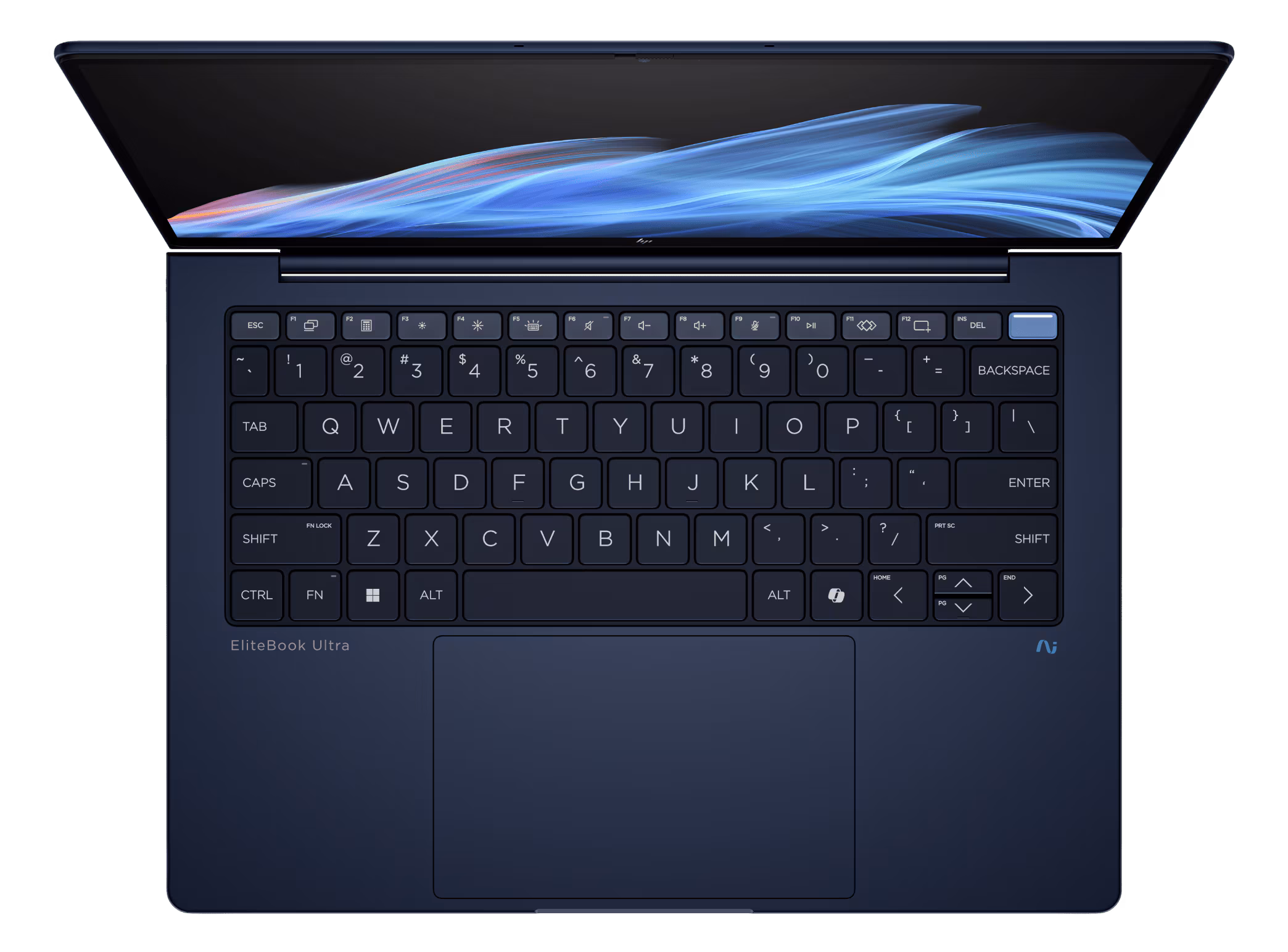 HP EliteBook Ultra G1i, Draufsicht